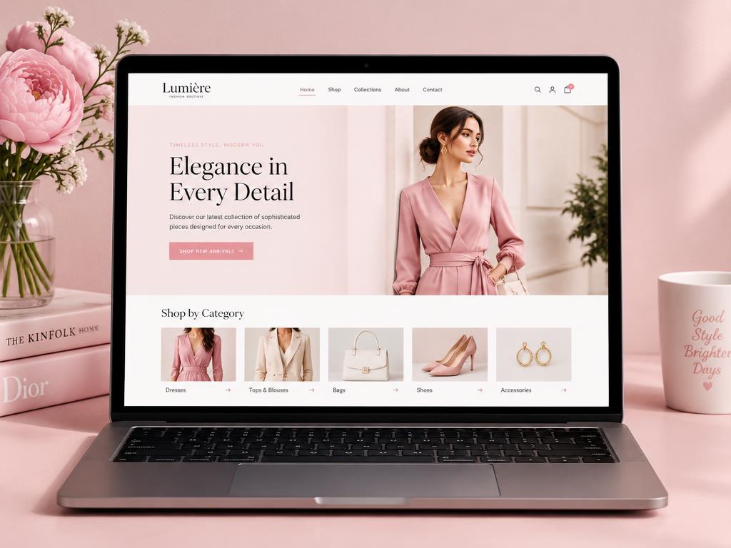 Demonstração de site para Loja de moda